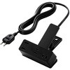 電源タップ 延長コード USB付き 2.5m (コンセント×3 USB A×2) クリップ式 雷ガード ほこり防止シャッター エレコム