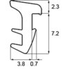 ガラス窓用ゴムパッキン
