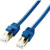 LD-TWSYT/BM2 LANケーブル Cat7 準拠 やわらか 爪が折れない 10ギガビット RoHS指令準拠 ブルー エレコム 65388165