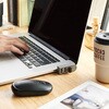 U2H-TZ325BGY/EC USBハブ USB2.0 3ポート バスパワー 直挿し 回転コネクタ ケーブルなし 省スペース スイングコネクタ コンパクト エレコム 65407388