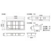 KBS190(仕切板付き) 分割自在水槽KBS190 カイスイマレン 65416087