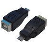 変換プラグ USB B(メス)→microUSB(オス) 変換名人
