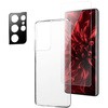 Galaxy S21 Ultra 5G SC-52B 超強化ガラス クリア+TPUクリアケース+アルミレンズカバー(1個) Granest