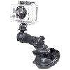 GoProマウント&ツイストロックサクションベースセット(標準アーム/プラ) 吸盤径83.8mm 1インチボール ラムマウント