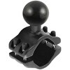 ダブルレールクランプベース Φ50.8-63.5mm対応 1.5インチボール ラムマウント