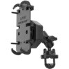 防振クレイドルホルダー(M)&U字クランプベース(ショートアーム) Φ12.7-31.75mm対応 1インチボール 【Vibe-Safe】 ラムマウント