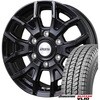 【ハイエース200系】 スタッドレスタイヤ BRIDGESTONE(ブリヂストン) BLIZZAK VL10 195/80R15 107/105N LT + アルミホイール4本set