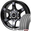 【ハイエース200系】 スタッドレスタイヤ BRIDGESTONE(ブリヂストン) BLIZZAK VL10 195/80R15 107/105N LT + アルミホイール4本set