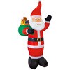 TE5-4139 エアブロー スマイルサンタ(高さ：H210cm) アルファ[販促] 65679857
