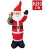 TE5-4139 エアブロー スマイルサンタ(高さ：H210cm) アルファ[販促] 65679857