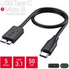 USB Type-C to microB superspeed ϊP[u USB3.1 5Gbps 50cm