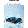 SXWCL24BK ノートパソコンクーラー 冷却スタンド 12～18インチ対応 大口径12cmファン 18段階風量調整 3段階角度調整 エレコム 65682237