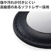 AT-LBKBK AirTag�p�P�[�X �o���p�[ ���U�[ �L�[�����O�t �����^�� �G���R�� 65686514
