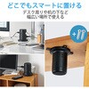 TT-U01-0820BK 電源タップ タワー型 2m 2P 8個口 USB付 (コンセント×8 USB A×5) ほこり防止シャッター 雷ガード エレコム 65770478