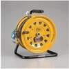 AC125V/15A/30m コードリール 元置型・漏電遮断 エスコ