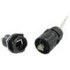 RJ45 モジュラーコネクタ メス RJ45コネクタ パネルマウント Cat5e AMPHENOL