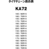 ee110-72 カー用品 布製タイヤチェーン タイヤ2本分 KA72 万方商事 65880258