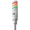 LD6A-3KZQW-RGW LD6A 形 LED積層表示灯 ポール取付けタイプ(L形金具付) IDEC(和泉電気) 65981712