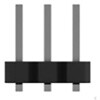 2842142-3 ピンヘッダ 6極 2.0mm 2列 1袋 10個入 TE Connectivity Japan(旧:TYCOELECTRONICS(タイコエレクトロニクス)) 66041790