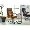280427 レザーポケットコイルチェア固定脚 ハイタイプ 関家具 66293283