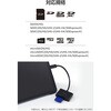 MR3C-C20PBK SDカードリーダー Type-C SD/microSD対応 PD100W 充電しながらデータ転送 ケーブル一体型 エレコム 66294911