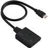 HDMI ���z�� 1����2�o�� �X�v���b�^�[ 4K�Ή� �����b�L�[�q USB���d�P�[�u���t��