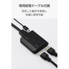 VSP-HD4K120EBK HDMI 分配器 1入力2出力 スプリッター 4K対応 金メッキ端子 USB給電ケーブル付属 エレコム 66294981