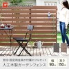 人工木製 目隠しフェンス YAMAZEN(山善)