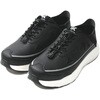 ブラック 25.5 セフティスニーカーGKS55 K-ZOC(ケイゾック) 66340158
