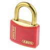 Abus 安全用南京錠 パドロック 真鍮 赤 ABUS