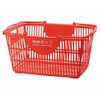 精算済み用カゴ 33リットル レッド 10個組 アズワン