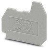 DINレール取付用端子アクセサリ エンドカバー D-MTシリーズ 1袋 5個入 フエニックス・コンタクト
