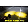 205-3273 フォグランプM1 15W YL/WH:3/6000K IP68 KIJIMA(キジマ) 66441640