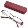 老眼鏡 レッド 眼鏡ケース付き SG-04RDシリーズ I.L.K(池田レンズ工業)