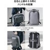 BM-MNLBP04DGY リュック ビジネスリュック 14L 撥水 多収納 PC14インチ対応 通勤 旅行 コンパクト バックパック MNL エレコム 66507580