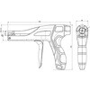 TG-703 ケーブルタイの結束工具  ガンタイプ TG703 TRUSCO 66520785