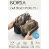 BMA-QTGPSBK ガジェットポーチ 大容量 自立型 取っ手付き 出張 撥水 キルティング デスクオーガナイザー 収納ケース エレコム 66521826