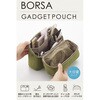 BMA-QTGPSGN ガジェットポーチ 大容量 自立型 取っ手付き 出張 撥水 キルティング デスクオーガナイザー 収納ケース エレコム 66521835