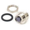 丸型防水コネクタ(M12)中継ボックス用コネクタソケットパネル取付タイプ XS2 オムロン(omron)