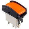 ロッカースイッチ 双極双投 DPDT イルミネーション：あり カットアウト幅：21.08mm APEM