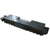 基板接続用ソケット 20 極 2.54mm 8 列 スルーホール SAMTEC