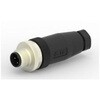 丸型コネクタ 5極 M12 ケーブルマウント 1袋 100個入 TE Connectivity Japan(旧:TYCOELECTRONICS(タイコエレクトロニクス))