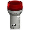 パイロットランプ 表示灯 LED灯 赤 ポリカーボネート 丸型 ABB