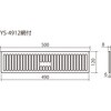 YS-4912網付 ステンレス床下換気口 BXカネシン 67022326
