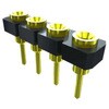 基板接続用ソケット 1 極 2.54mm 1 列 スルーホール SAMTEC