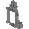 配線ダクト 取付金具 85 x 95mm 1袋 20個入 シュナイダーエレクトリック