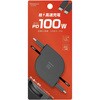 AJ-678 USB充電&同期ケーブル 1.2m C-C PD100W BK カシムラ 67162326