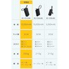 EC-C51LBK モバイルバッテリー コンセント一体型 10000mAh PD 35W PPS対応 USB-Cケーブル内蔵 2台同時 LED残量1%表示 エレコム 67162640