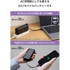 EC-C51LBK モバイルバッテリー コンセント一体型 10000mAh PD 35W PPS対応 USB-Cケーブル内蔵 2台同時 LED残量1%表示 エレコム 67162640