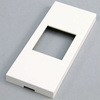 NKシリーズ家具・機器用プレート 1個口 (PW色) 神保電器